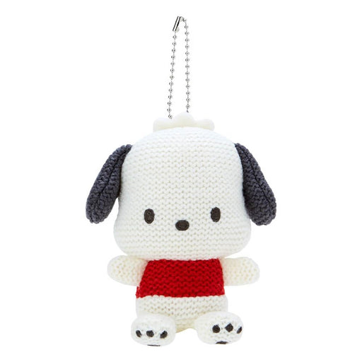 Sanrio Pochacco Amigurumi-Style Knitted Mascot Holder 10x6x13 Cm- Japan Figure Store - #1 Bring To You The Best Japanese Goods
