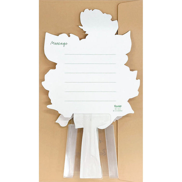 Sanrio Birthday Card Red Flowers in Vase Greeting Card Bd108-2 Overseas Shipping- Japan Figure Store - #1 Bring To You The Best Japanese Goods