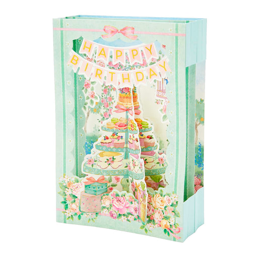 Sanrio Birthday Card Square Pop Afternoon Tea Greeting Card Bd195-3- Japan Figure Store - #1 Bring To You The Best Japanese Goods