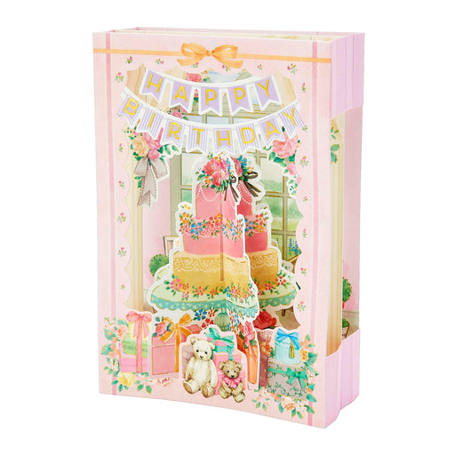 Sanrio Birthday Card Pop Cake Design 6x6 inches - Overseas Shipping Available- Japan Figure Store - #1 Bring To You The Best Japanese Goods