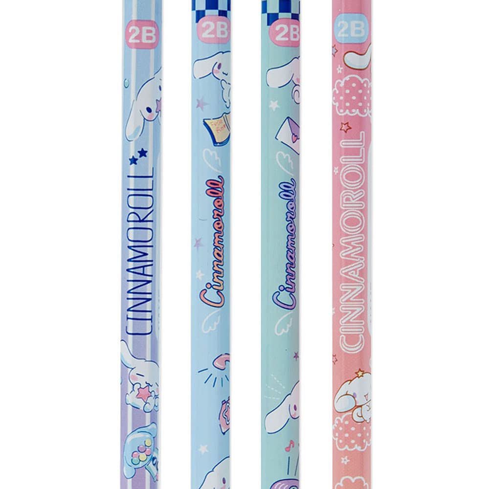 Sanrio Cinnamoroll 2B Pencil Set of 4 – Quality Writing Essentials- Japan Figure Store - #1 Bring To You The Best Japanese Goods