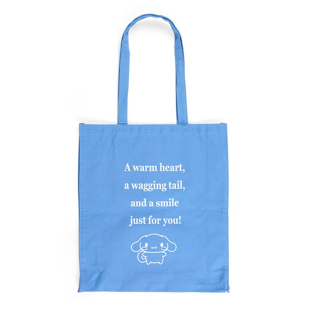 Sanrio Cinnamoroll Cotton Tote Bag 40x36x10cm Character Handbag- Japan Figure Store - #1 Bring To You The Best Japanese Goods