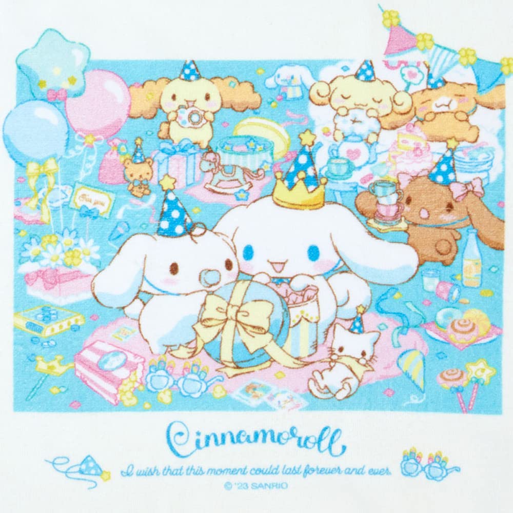 Sanrio Cinnamoroll Hand Towel After Party 965669 Soft Plush 100% Cotton- Japan Figure Store - #1 Bring To You The Best Japanese Goods