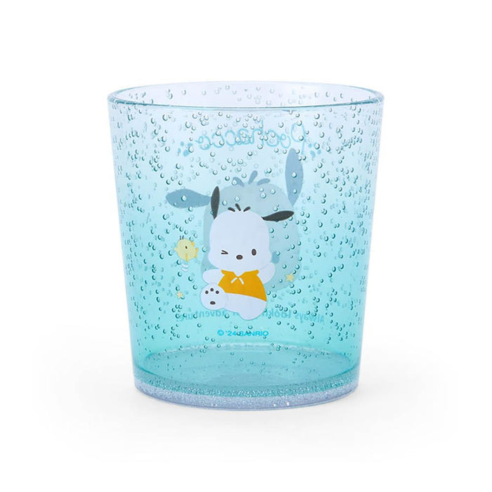 Sanrio Pochacco Clear Tumbler 300ml Perfect for Beverages- Japan Figure Store - #1 Bring To You The Best Japanese Goods
