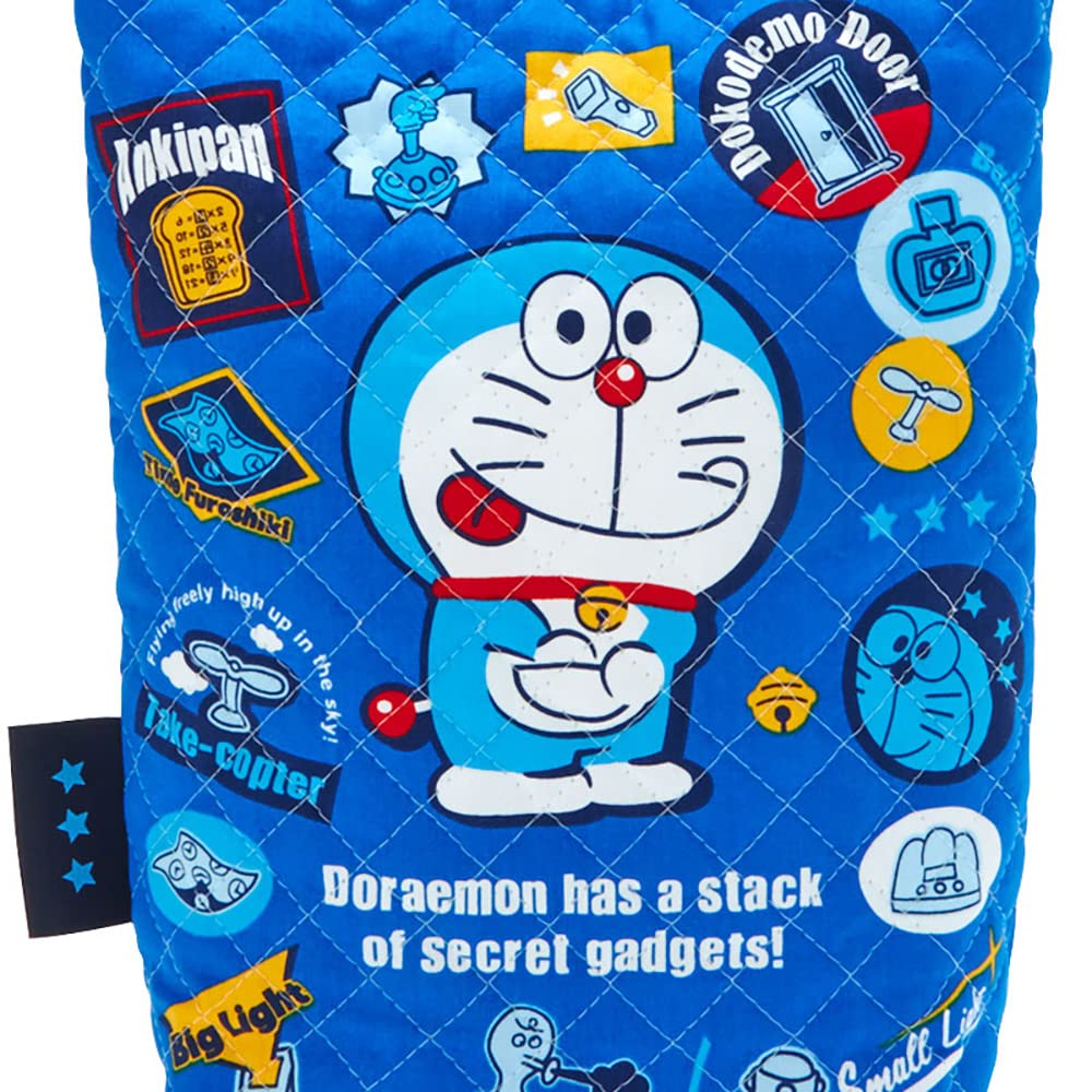 Sanrio Doraemon Quilted Shoe Bag for Kids | Durable Fabric | 271250 Model- Japan Figure Store - #1 Bring To You The Best Japanese Goods