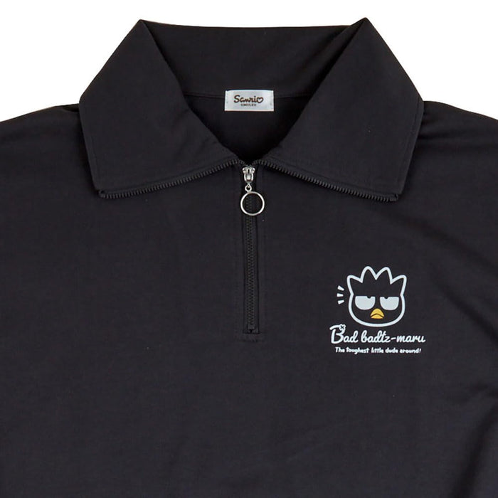 Sanrio Badtz-Maru Half Zip Sweatshirt Trainer 438219- Japan Figure Store - #1 Bring To You The Best Japanese Goods