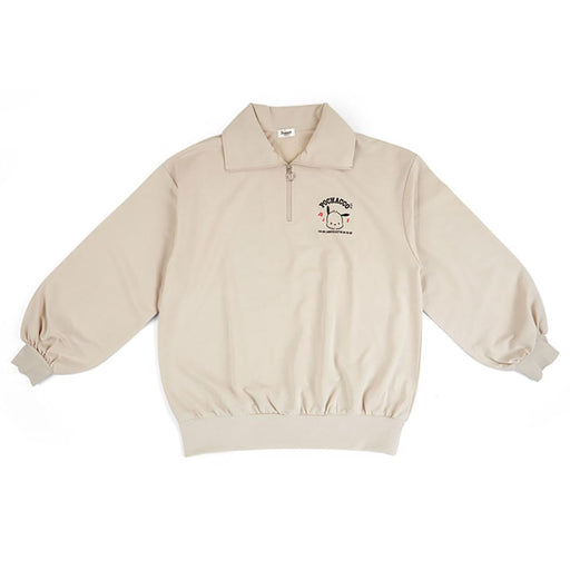 Sanrio Pochacco Half Zip Sweatshirt Trainer - Cozy and Stylish- Japan Figure Store - #1 Bring To You The Best Japanese Goods