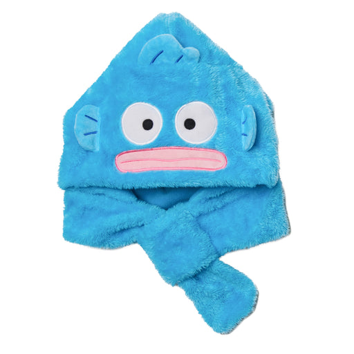 Sanrio Hangyodon Hooded Neck Warmer for Kids - Cozy and Stylish- Japan Figure Store - #1 Bring To You The Best Japanese Goods