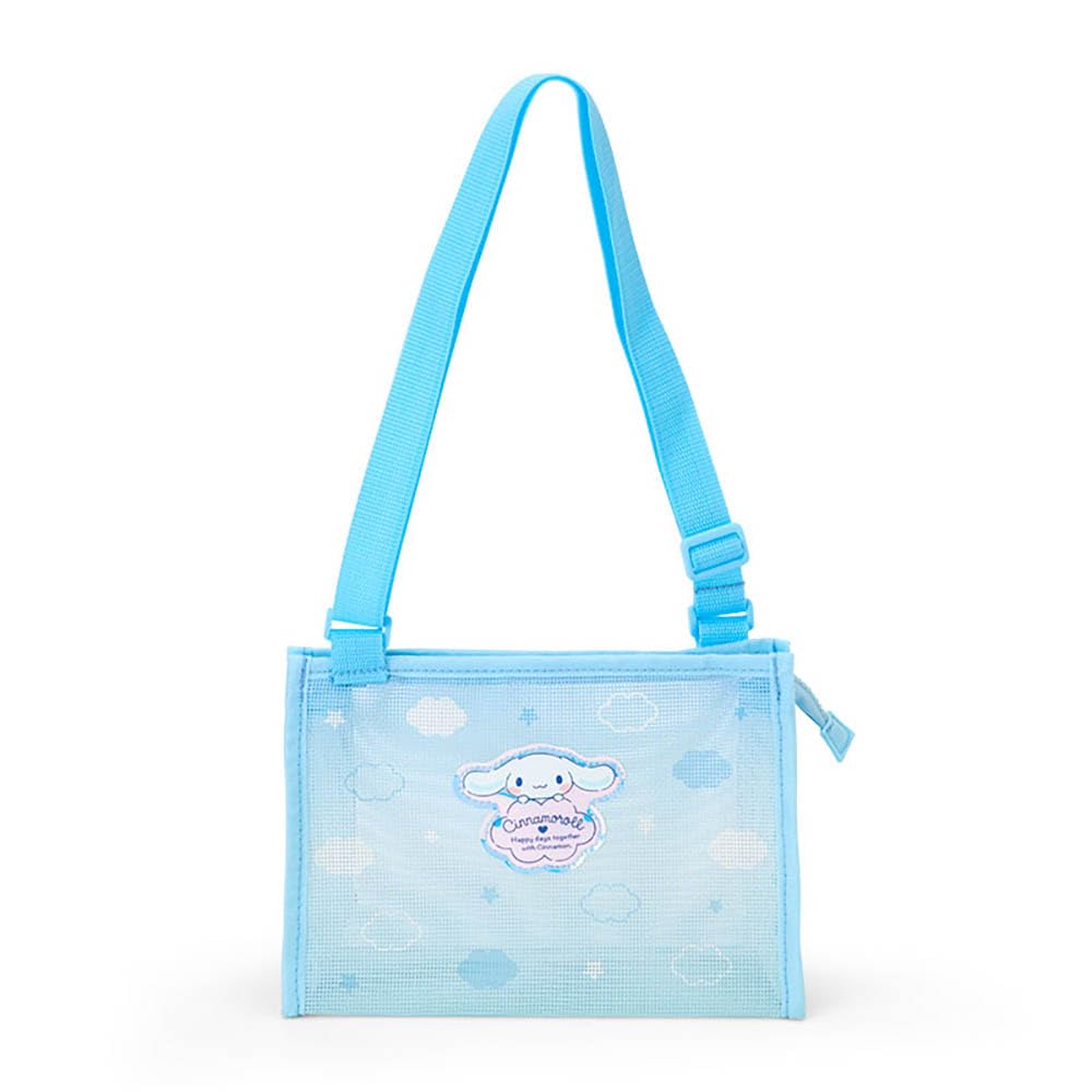 Sanrio Cinnamoroll Kids Mesh Shoulder Bag - Blue 781053- Japan Figure Store - #1 Bring To You The Best Japanese Goods