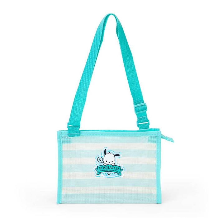 Sanrio Kids Mesh Shoulder Bag Pochacco 781061 Casual Lightweight- Japan Figure Store - #1 Bring To You The Best Japanese Goods