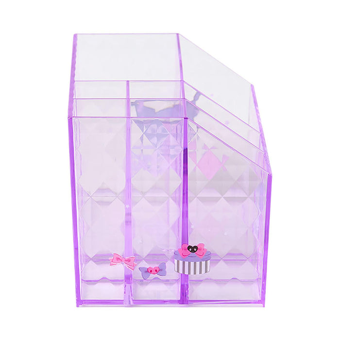 Organisateur de cosmétiques Sanrio Kuromi 115959, boîte de rangement de maquillage portable