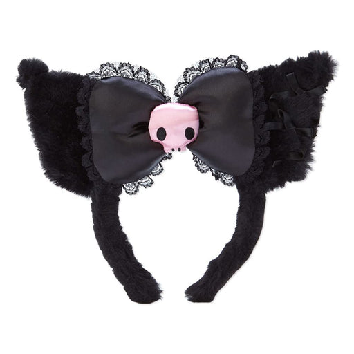 Sanrio Kuromi Headband Black Soft Plush 345253- Japan Figure Store - #1 Bring To You The Best Japanese Goods