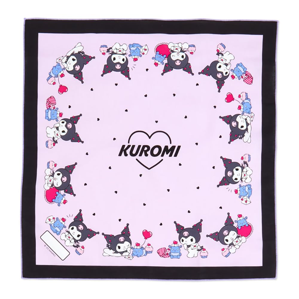Sanrio Kuromi Lunch Cloth Set of 3 – Cute & Durable Reusable Napkins- Japan Figure Store - #1 Bring To You The Best Japanese Goods