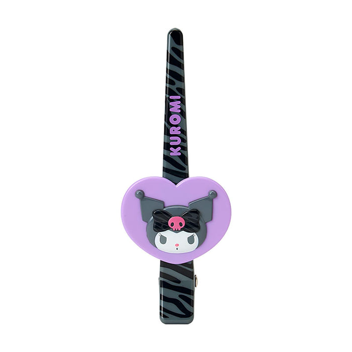 Sanrio Kuromi Épingle à cheveux pour cheveux longs, motif animal monochrome, ABS et acier, 3 ans et plus.