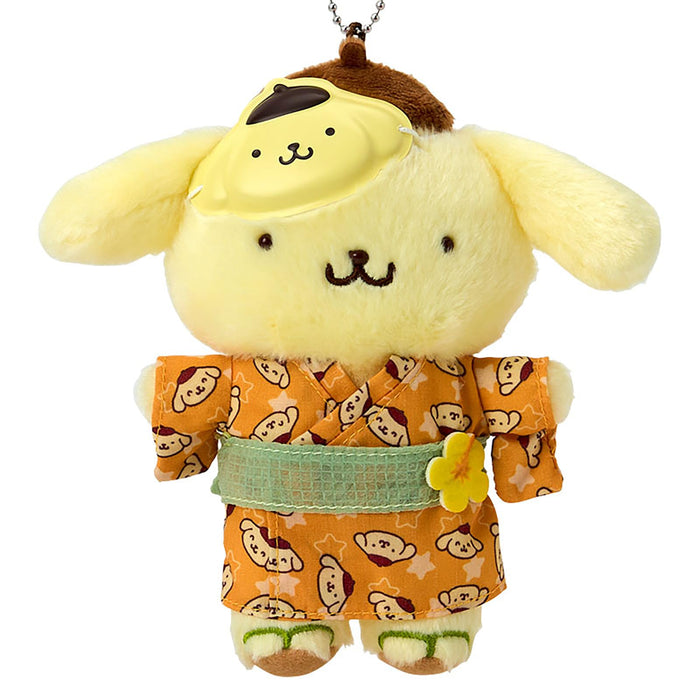 Sanrio Pompompurin Mascot Holder Polyester Ages 6+ Summer Festival Edition
