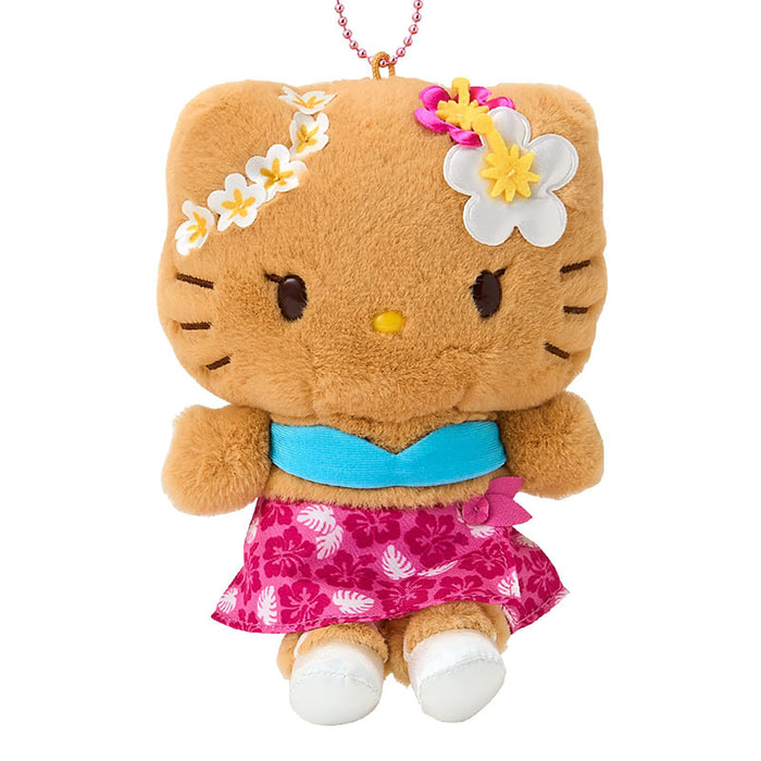 Sanrio Hello Kitty Porte-médaille rose Toconut Vacation en polyester et acier, pour enfants de 6 ans et plus.