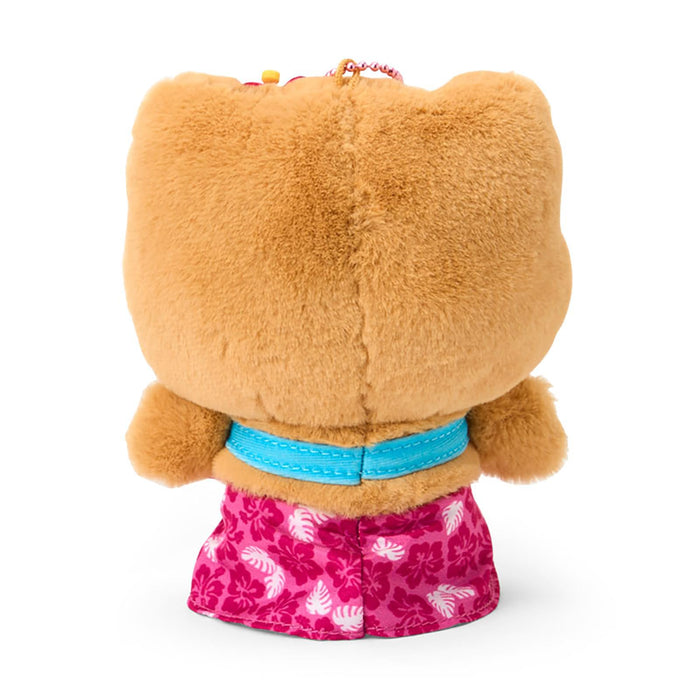 Sanrio Hello Kitty Porte-médaille rose Toconut Vacation en polyester et acier, pour enfants de 6 ans et plus.