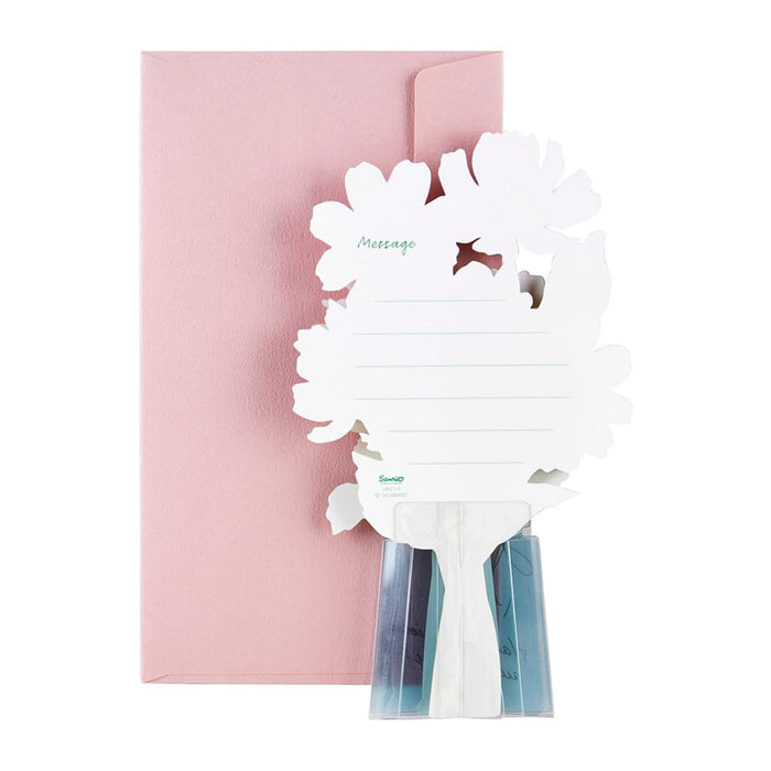 Sanrio Autumn Cosmos Vase Greeting Card - Beautiful Floral Design- Japan Figure Store - #1 Bring To You The Best Japanese Goods