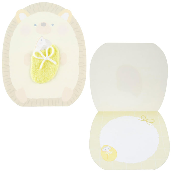 Sanrio Hedgehog Parent and Child Baby Gift Greeting Card Shippable Overseas- Japan Figure Store - #1 Bring To You The Best Japanese Goods