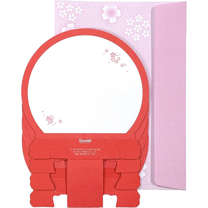 Sanrio Hinamatsuri Round Shelf Greeting Card with Overseas Shipping Available- Japan Figure Store - #1 Bring To You The Best Japanese Goods