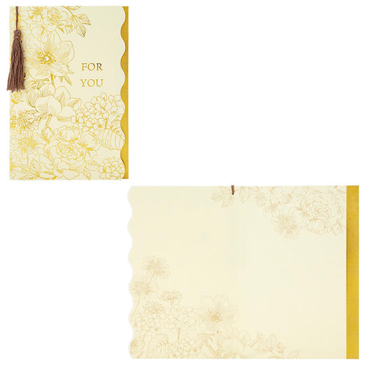 Sanrio Multipurpose Line Drawing Flower Greeting Card Overseas Shipping- Japan Figure Store - #1 Bring To You The Best Japanese Goods