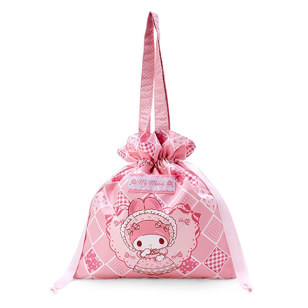 Sanrio My Melody Drawstring Tote Bag Momo Melody 824445 | Cute and Convenient- Japan Figure Store - #1 Bring To You The Best Japanese Goods