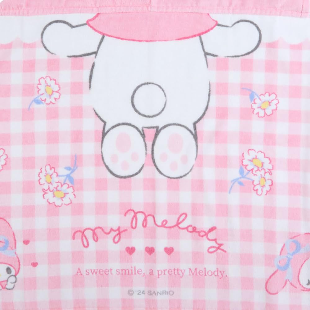 Sanrio My Melody Hooded Towel 75x120 cm - Cute Character Design for Kids- Japan Figure Store - #1 Bring To You The Best Japanese Goods