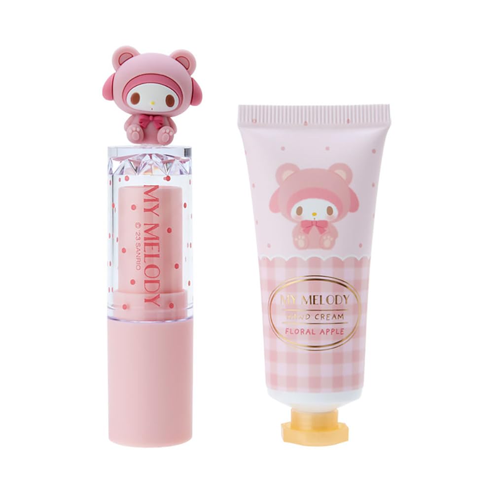 Sanrio My Melody Lip and Hand Cream Set Bear Motif 331091- Japan Figure Store - #1 Bring To You The Best Japanese Goods