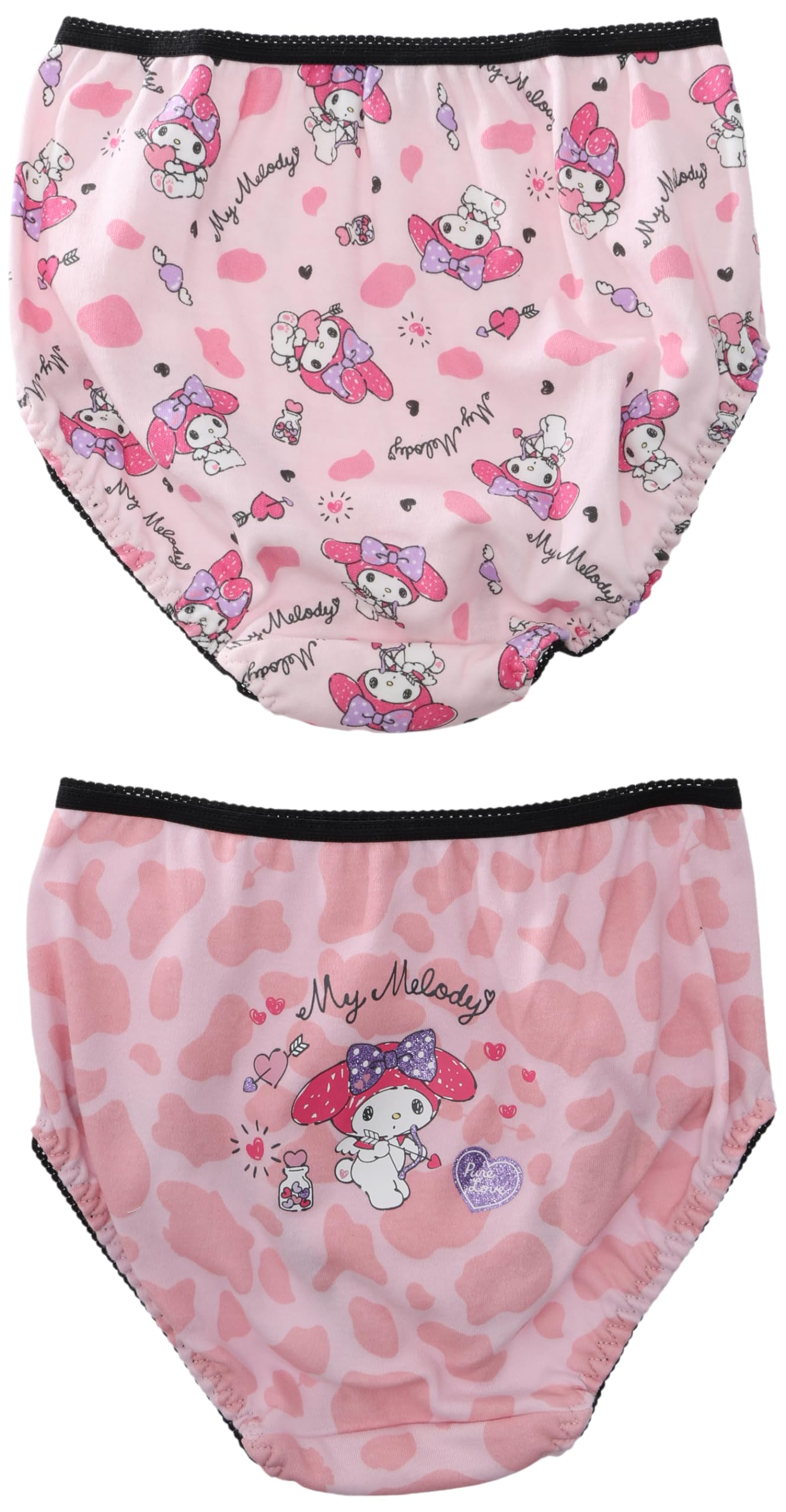 Sanrio My Melody Girls 100% Cotton Shorts and Underwear Set Animal Pattern 2-Pack- Japan Figure Store - #1 Bring To You The Best Japanese Goods