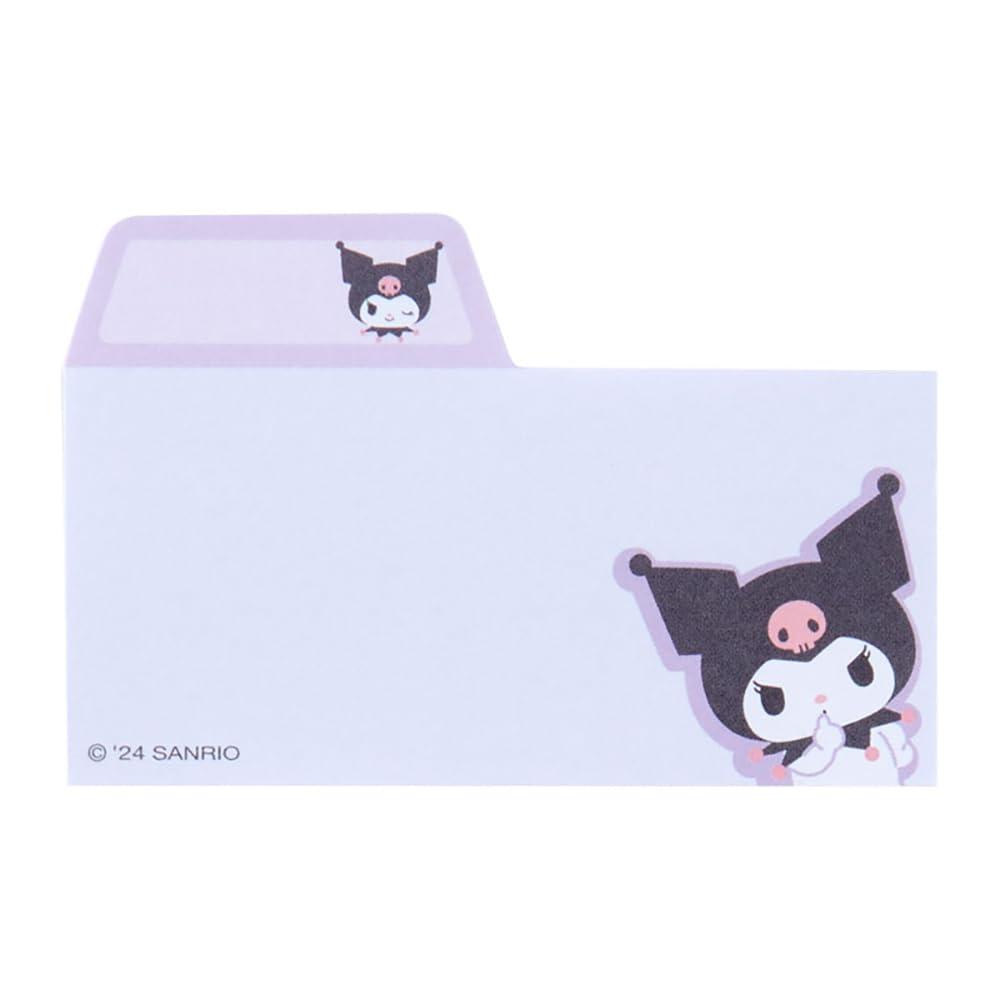 Sanrio Kuromi Sticky Notes 6.9x6.9cm - Cute Character Design 163121- Japan Figure Store - #1 Bring To You The Best Japanese Goods