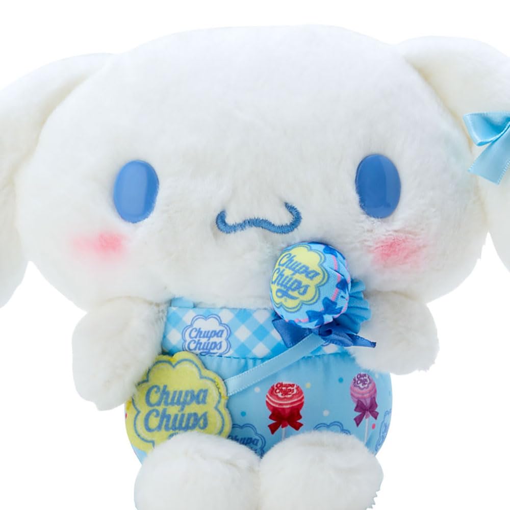 Sanrio Plush Toy - Cinnamoroll Chupa Chups 2nd Edition 14.3 x 24 x 11.5 cm- Japan Figure Store - #1 Bring To You The Best Japanese Goods