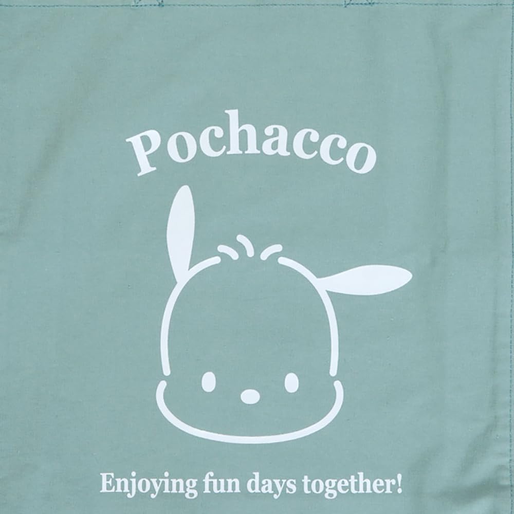 Sanrio Pochacco Cotton Tote Bag 40x36x10cm Perfect Handbag with Cute Character- Japan Figure Store - #1 Bring To You The Best Japanese Goods