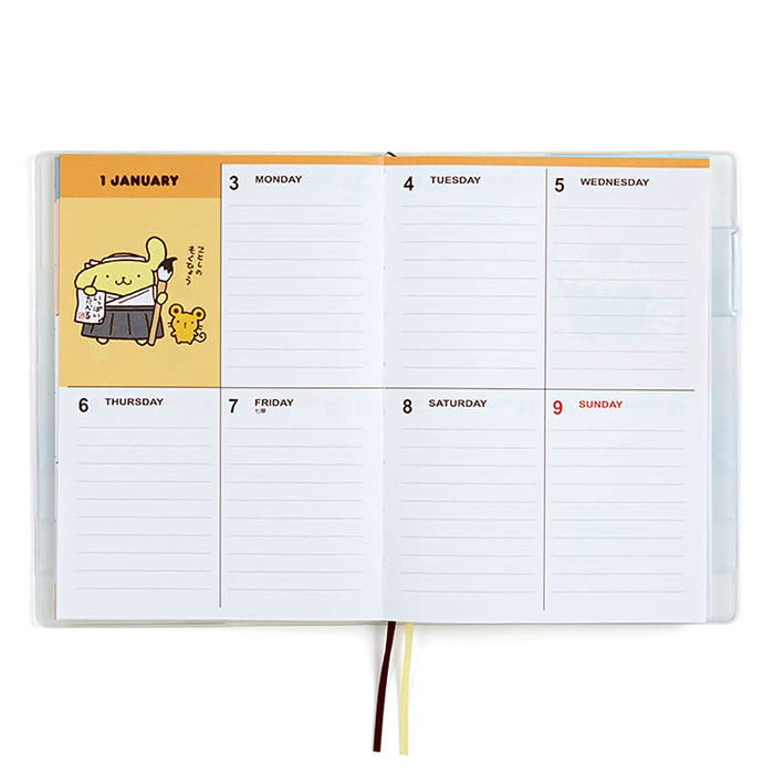 Sanrio Pompompurin B6 2022 Diary Block Type- Japan Figure Store - #1 Bring To You The Best Japanese Goods