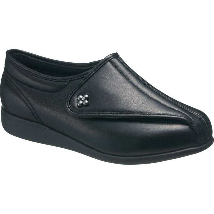 Sanrio Asahi Kaiho Shugi L011-5E Black Smooth Shoes Right 22.5- Japan Figure Store - #1 Bring To You The Best Japanese Goods