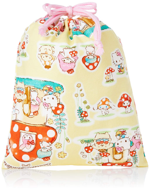 Sanrio Characters Pink Drawstring Bag Small Size- Japan Figure Store - #1 Bring To You The Best Japanese Goods