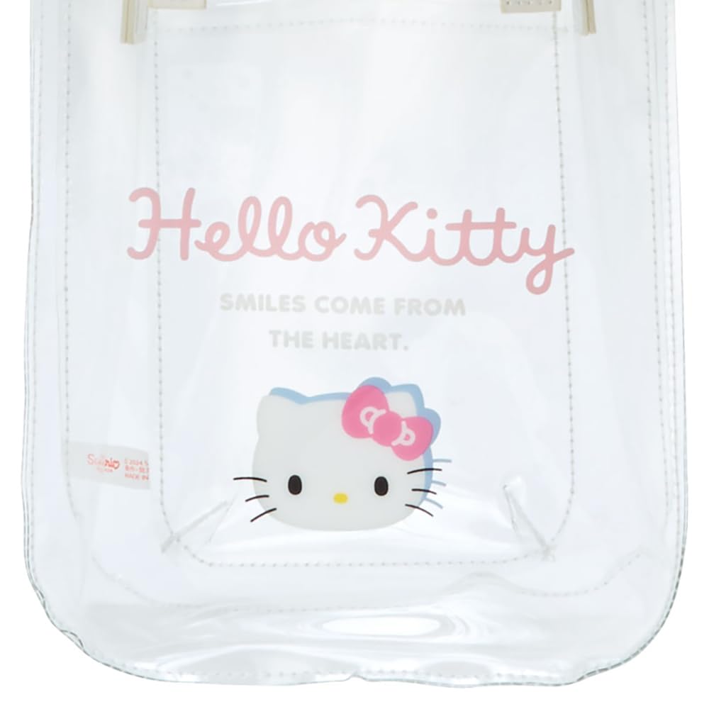 Sanrio Clear Shoulder Bag Hello Kitty 21x17x7.5 cm Character 181455- Japan Figure Store - #1 Bring To You The Best Japanese Goods