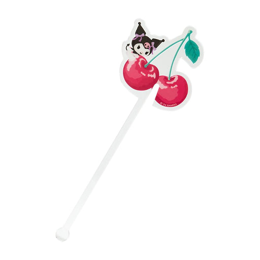 Sanrio Kuromi Colorful Fruit Decorative Stirrer - 18.5x6.5x0.5 cm- Japan Figure Store - #1 Bring To You The Best Japanese Goods