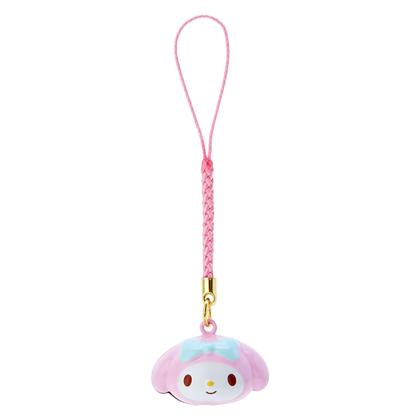 Sanrio My Melody Face-Shaped Brass Bell Strap String 341525- Japan Figure Store - #1 Bring To You The Best Japanese Goods