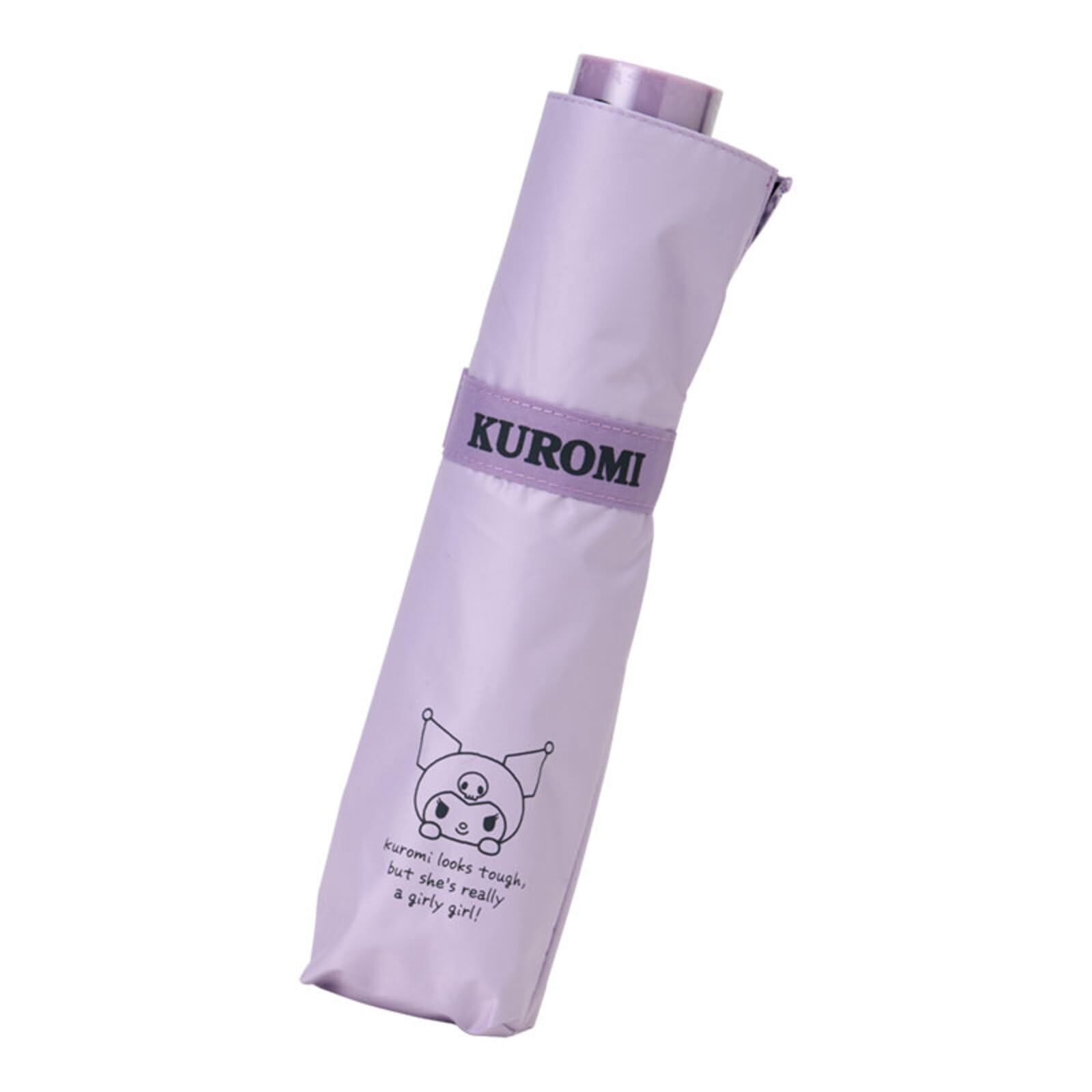 Sanrio Kuromi Folding Umbrella - UV Protection 99.9% Water Repellent