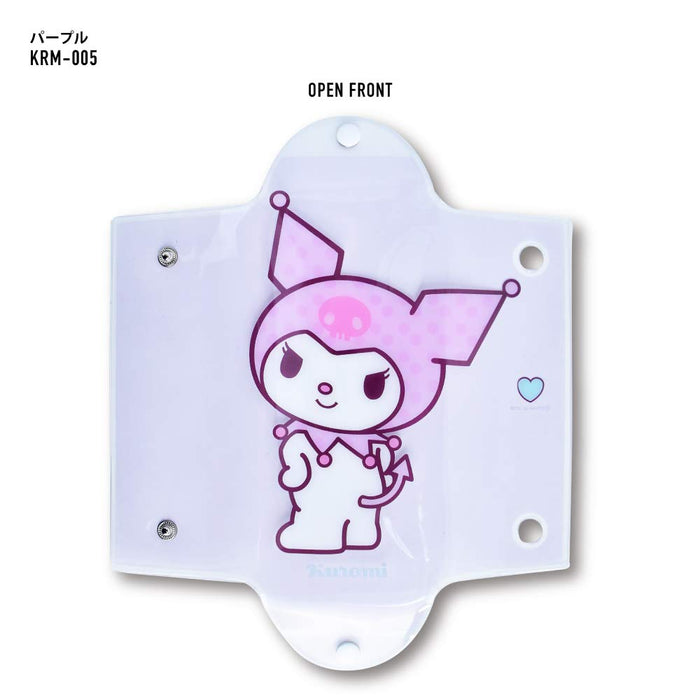 Sanrio Kuromi Purple Clear Large Pencil Case & Accessory Organizer- Japan Figure Store - #1 Bring To You The Best Japanese Goods