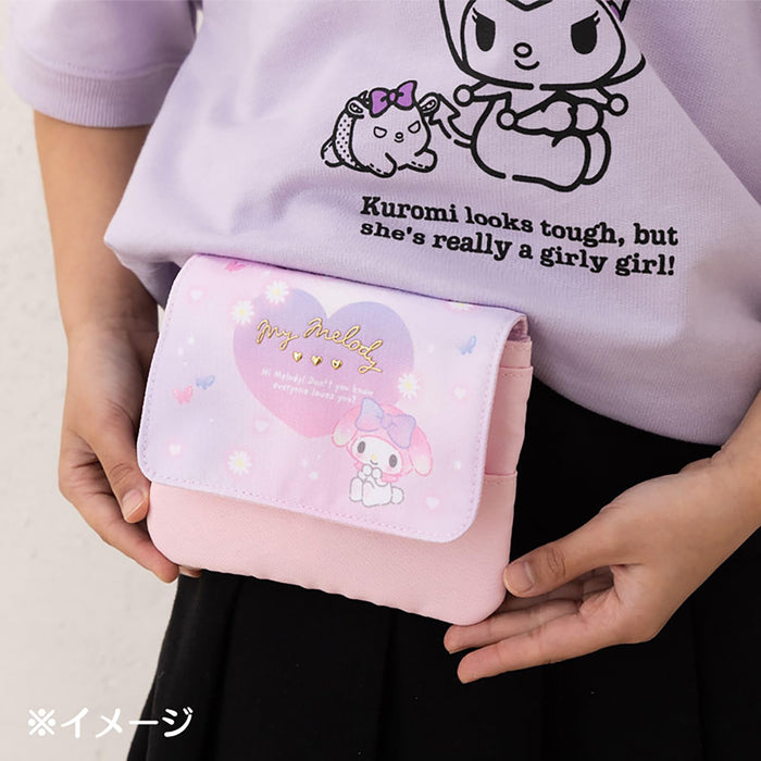 Sanrio Hello Kitty Shoulder Pouch for Kids Polyester 14x1x12 cm with Name Space