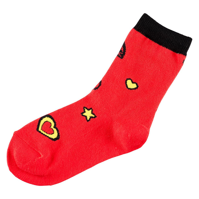 Sanrio Red Girls Socks Size 4-8 - Comfortable and Stylish- Japan Figure Store - #1 Bring To You The Best Japanese Goods