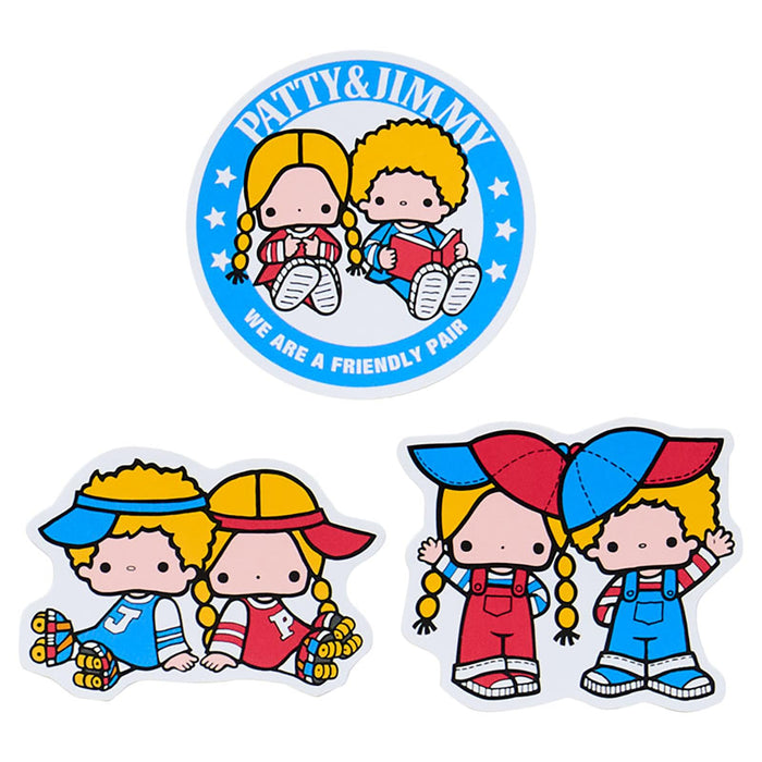 Sanrio Lot d'autocollants Patty & Jimmy Lookbooks pour enfants de 3 ans et plus 220591