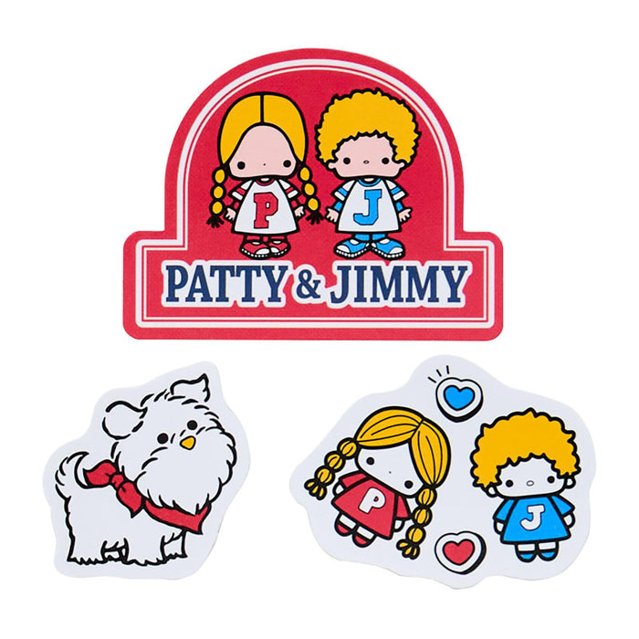 Sanrio Lot d'autocollants Patty & Jimmy Lookbooks pour enfants de 3 ans et plus 220591