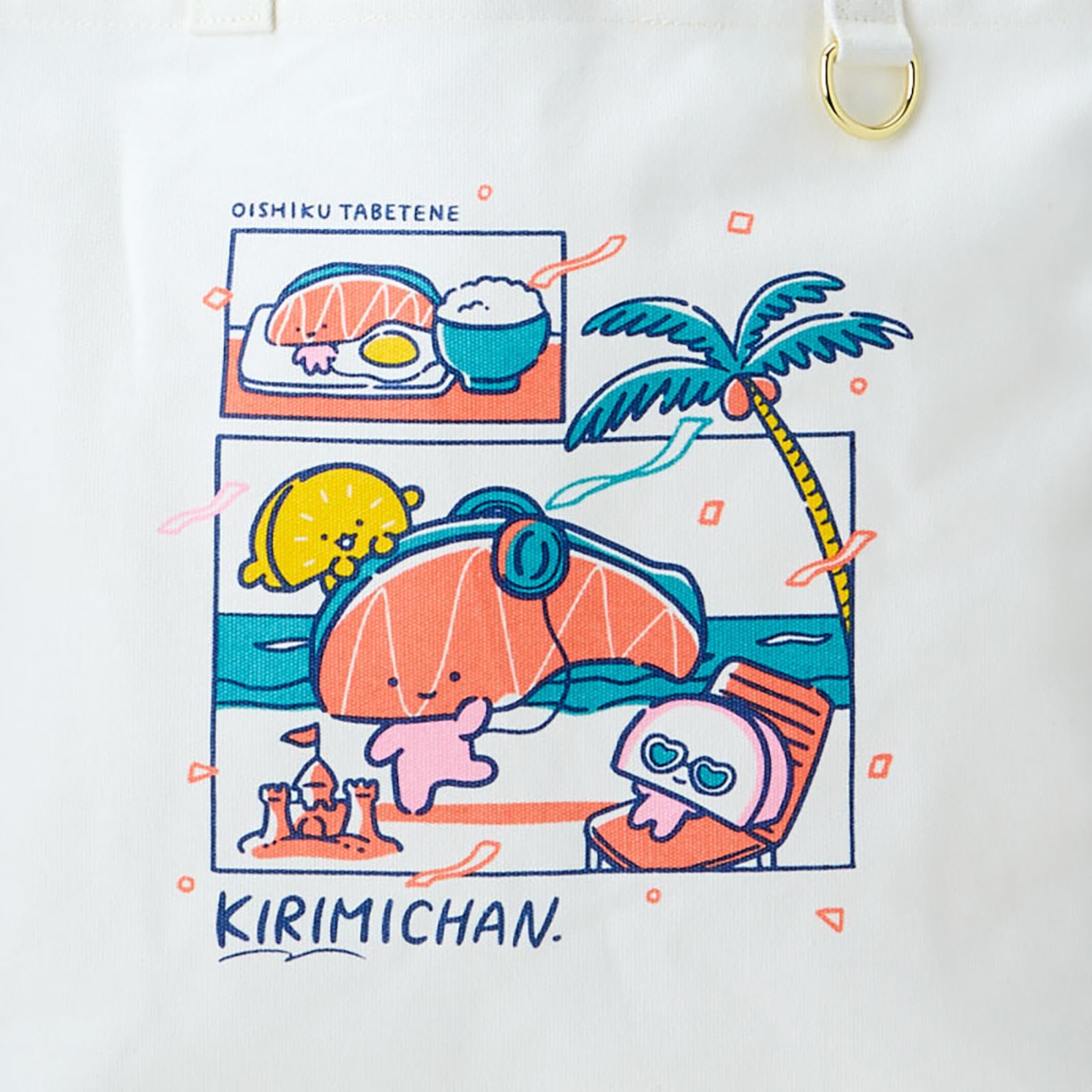 Sanrio Tote Bag Festival Design Kirimi-Chan Durable Lightweight 931381- Japan Figure Store - #1 Bring To You The Best Japanese Goods