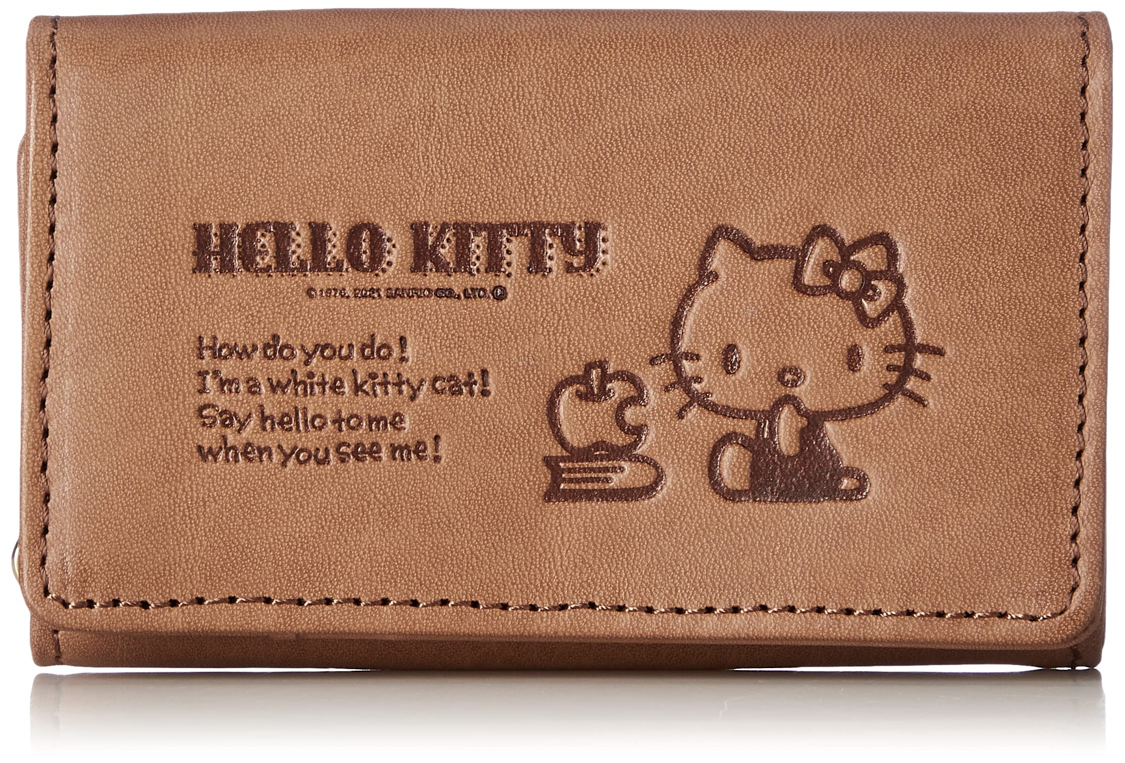 Sanrio Tri-Fold Wallet 87063 for Women - Brown- Japan Figure Store - #1 Bring To You The Best Japanese Goods