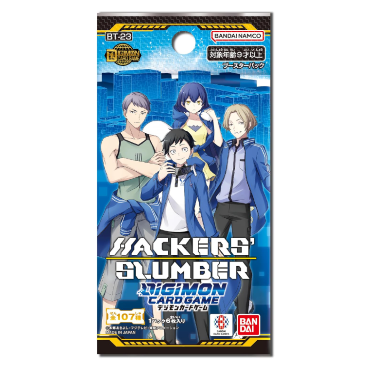 Bandai Digimon Card Game Booster Box BT-23 (24 Packs) Hackers Slumber