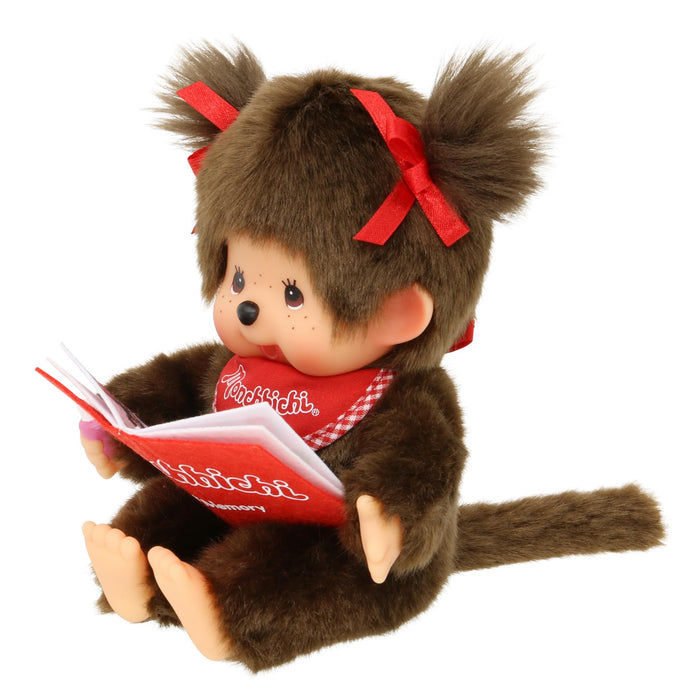 Sekiguchi Monchhichi Girl Plush Toy 20cm with Photo Album and Bows