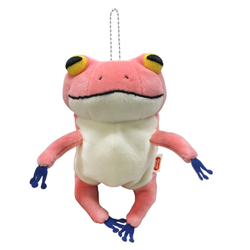 Shinada Global Mini Plush Frog Mochi Series 7x5x14cm in Pink - Mokr-0088P- Japan Figure Store - #1 Bring To You The Best Japanese Goods