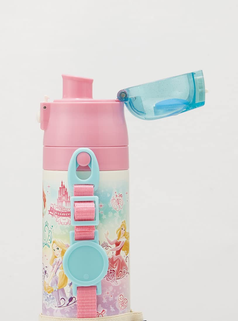 Skater Disney Princess Stainless Steel Water Bottle & Cup for Girls 350ml- Japan Figure Store - #1 Bring To You The Best Japanese Goods